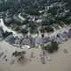 Flooded homes following Hurricane Harvey in Houston, Texas, August 30, 2017.